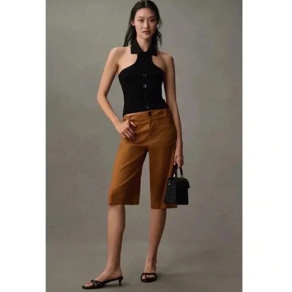 Anthropologie Pants - Anthropologie The Colette Longline Shorts by Maeve: Linen Edition sz 28P